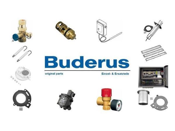 Buderus 87090974 Mündungsabschluss DN350/250,N350/250 Edelstahl /PP, mit Klemmband